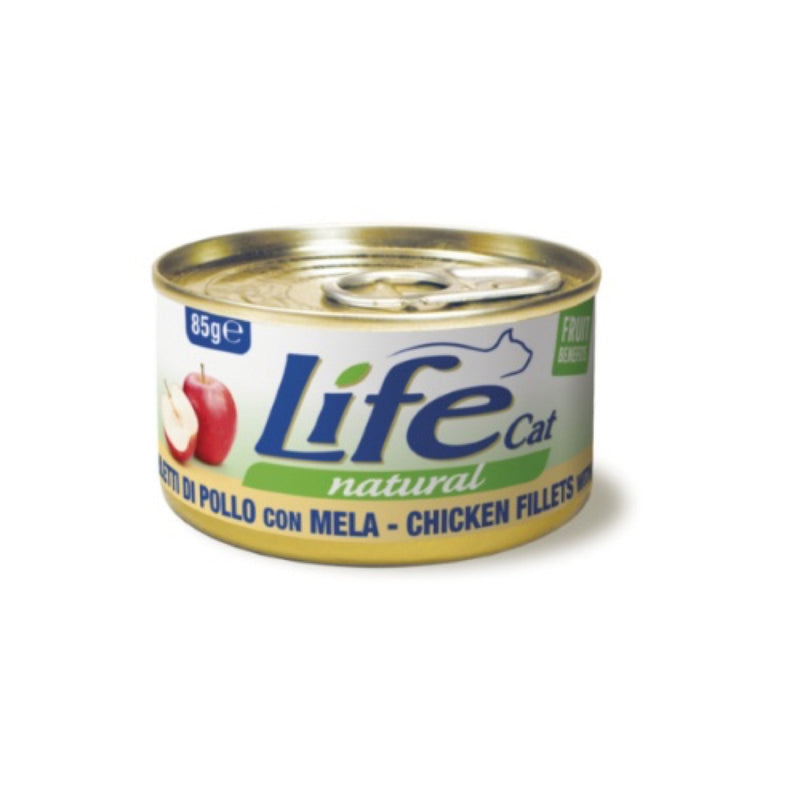 لايف كات - فيليه الدجاج مع التفاح 85 جرام