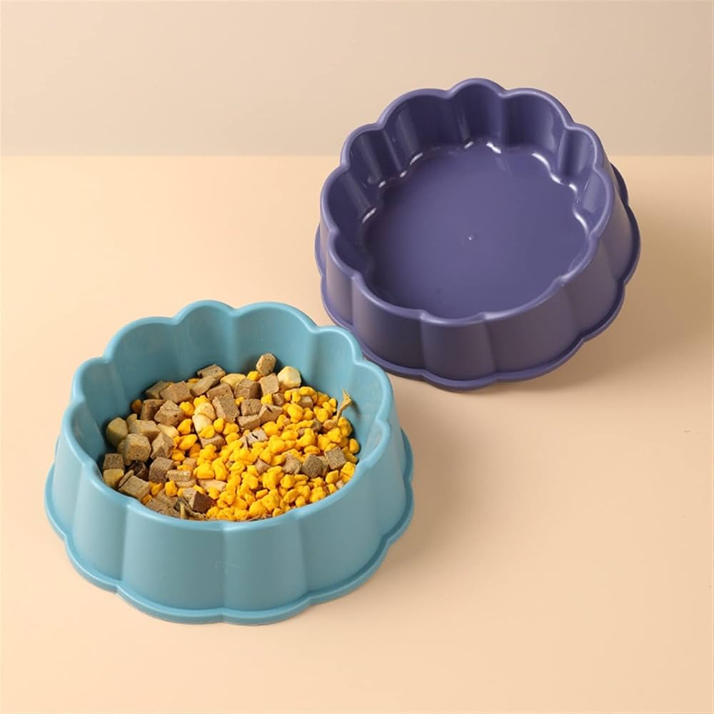 صحن بلاستيك للقطط 18cm×6cm