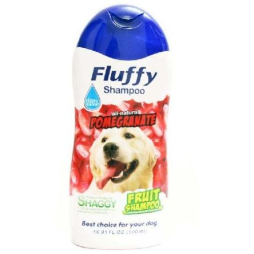 BBN Fluffy شامبو بالرمان للكلاب طويلة وكثيفة الفرو 500 مل